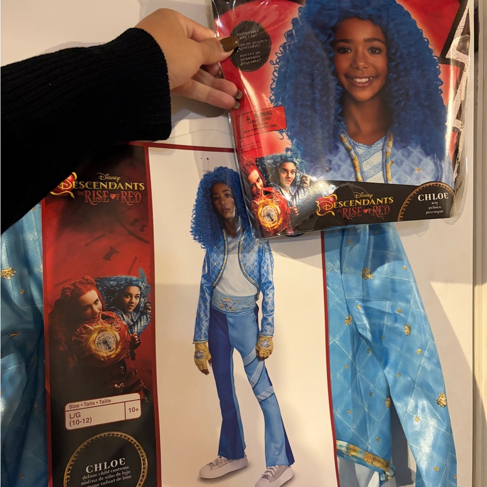 Disney Descendants Rise of Red Blue and Gold Costume